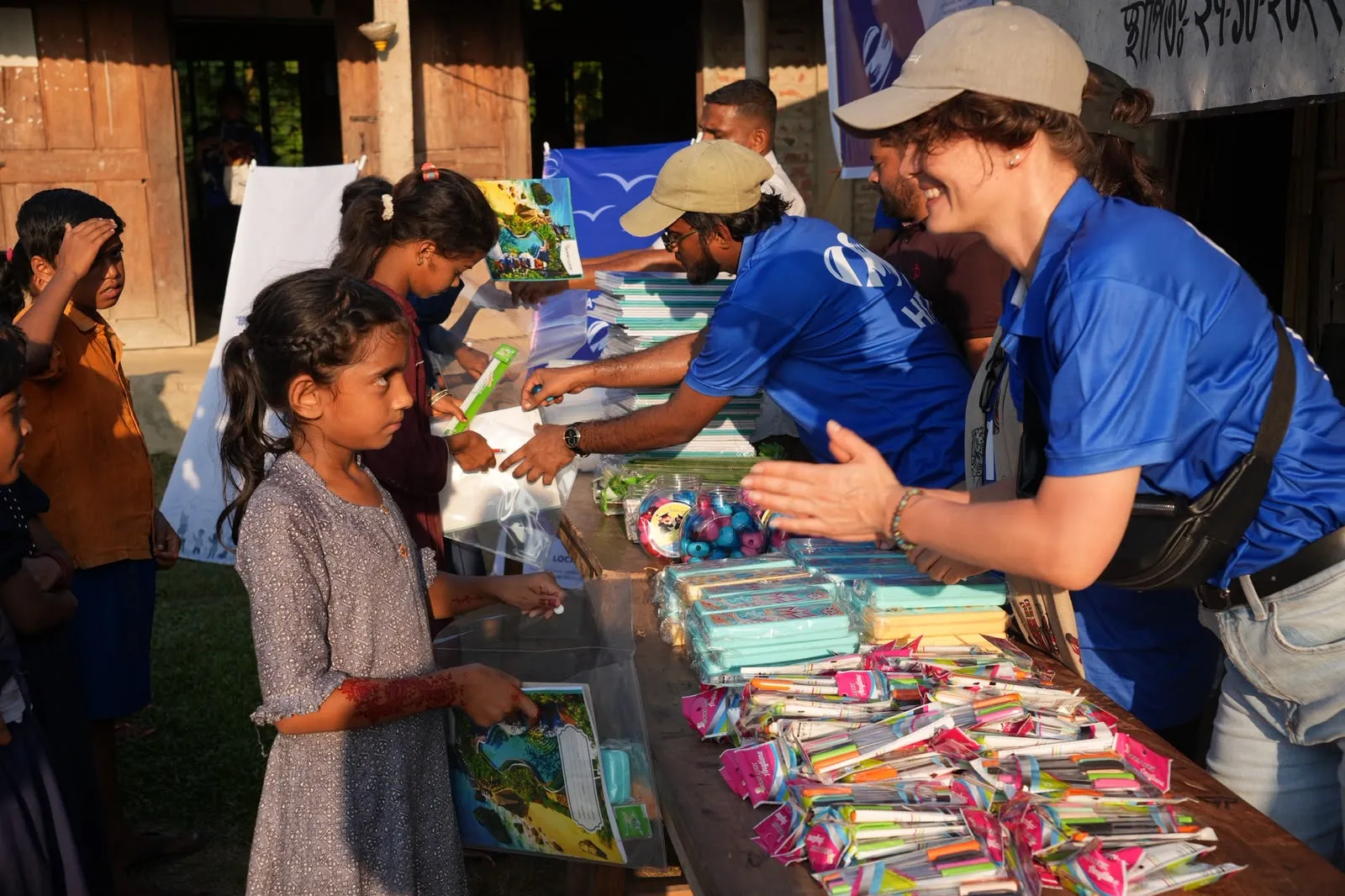 The Dreams & Ink school-supply distribution