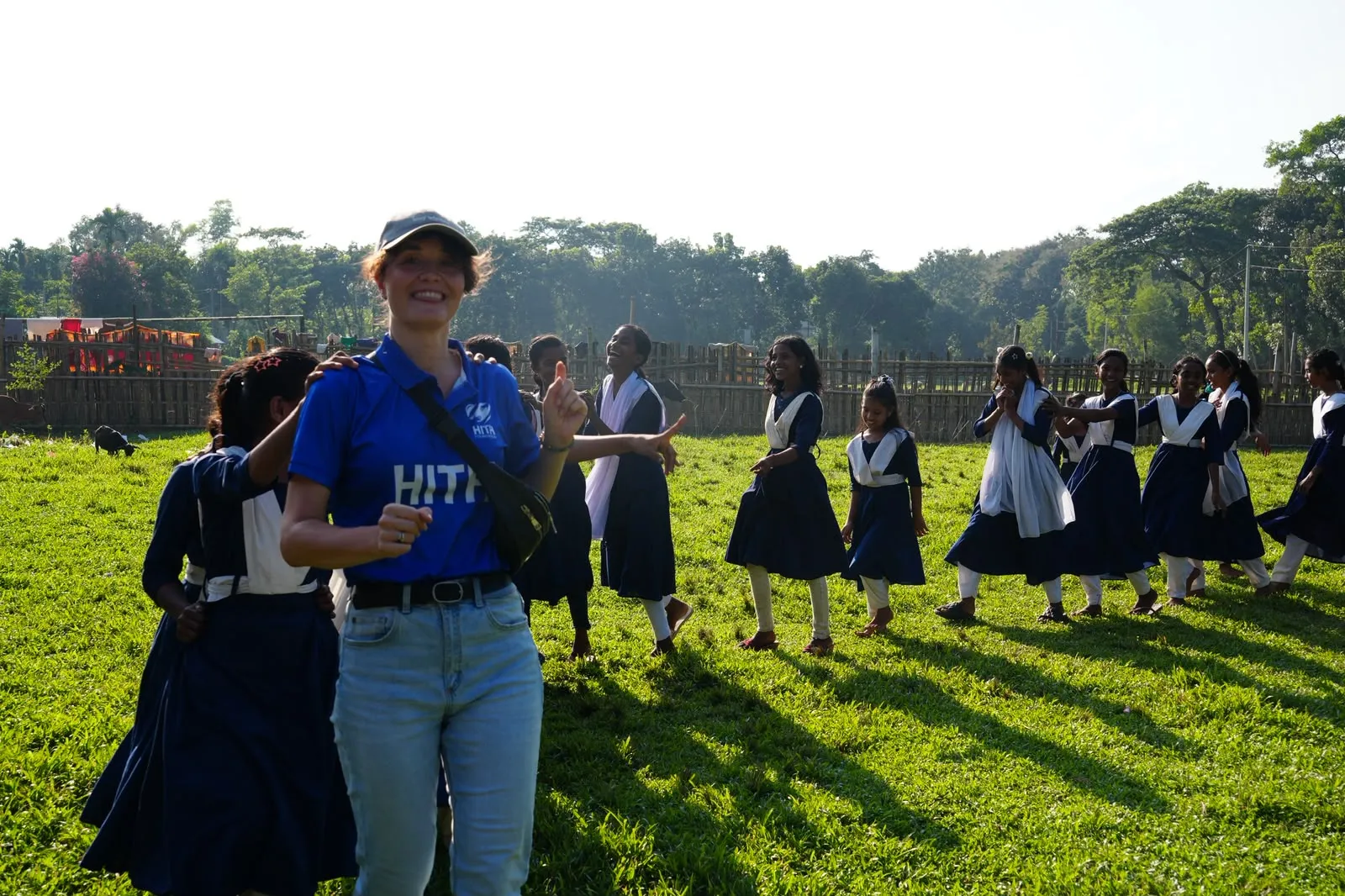 Children of the tea garden community